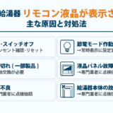 ノーリツ 給湯器 リモコン 液晶 故障