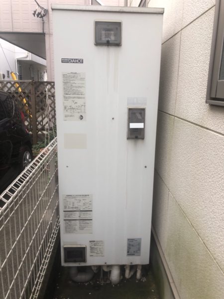 長野県上田市でエコキュート交換工事　三菱『SRT-HP37W1』→日立『BHP-F37RU』