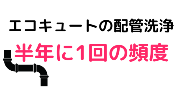 エコキュートの配管洗浄の頻度