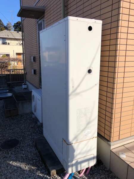 静岡県掛川市　エコキュート交換工事　￥435,600（税込）コロナ『CHP-E372AX2』⇒三菱『SRT-W375Z』株式会社ミズテック