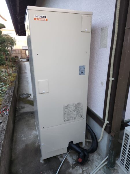 栃木県芳賀郡茂木町　エコキュート交換工事　￥385,000（税込）日立『BHP-TD371』⇒日立『BHP-F37UU』株式会社ミズテック