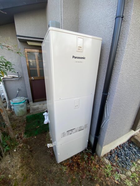 京都府京都市　エコキュート交換工事　￥407,000（税込）パナソニック『HE-K37DQ』⇒パナソニック『HE-NS37KQS』