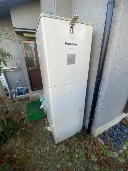 京都府京都市　エコキュート交換工事　￥407,000（税込）パナソニック『HE-K37DQ』⇒パナソニック『HE-NS37KQS』
