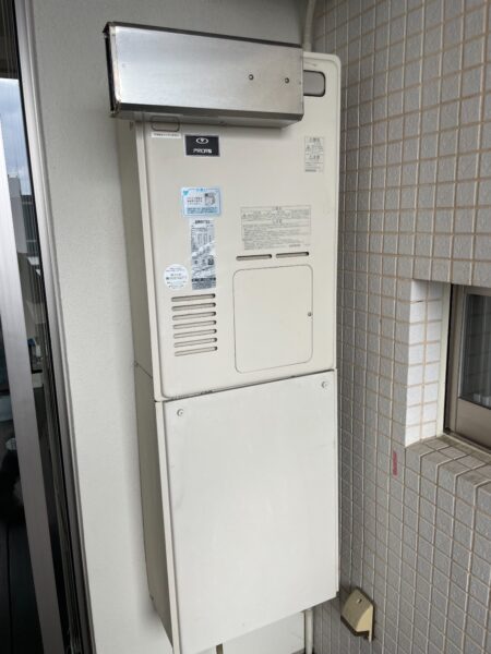 大阪府大阪市　リンナイ ガス給湯暖房熱源機￥286，000（税込）リンナイ『RUFH-V2400AA2-6』⇒リンナイ『RUFH-A2400AW2-3』｜株式会社ミズテック