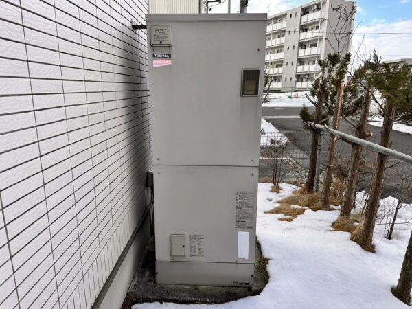 宮城県大崎市　電気温水器交換工事　東芝『HPL-2TFB465FAU』⇒三菱『SRT-J37WD5』｜株式会社ミズテック