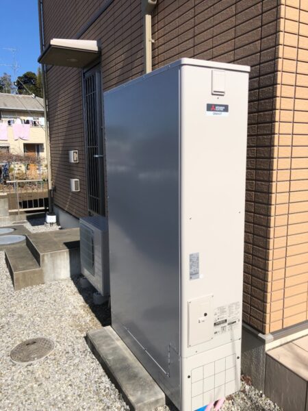 静岡県掛川市　エコキュート交換工事　￥435,600（税込）コロナ『CHP-E372AX2』⇒三菱『SRT-W375Z』株式会社ミズテック