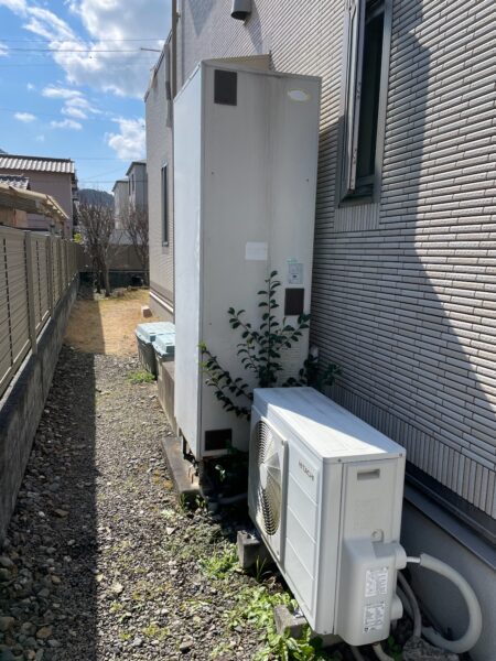 静岡県静岡市駿河区エコキュート交換工事　￥429,000（税込）日立『BHP-TD460』⇒三菱『SRT-S465U』