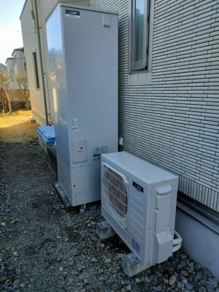 静岡県静岡市駿河区エコキュート交換工事　￥429,000（税込）日立『BHP-TD460』⇒三菱『SRT-S465U』