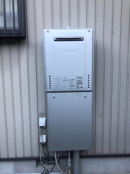 岐阜県岐阜市　ガス給湯器交換工事　155,000円　リンナイ『RUF-K2401SAW』⇒ノーリツ『GT-C2062SAWX-2BL』