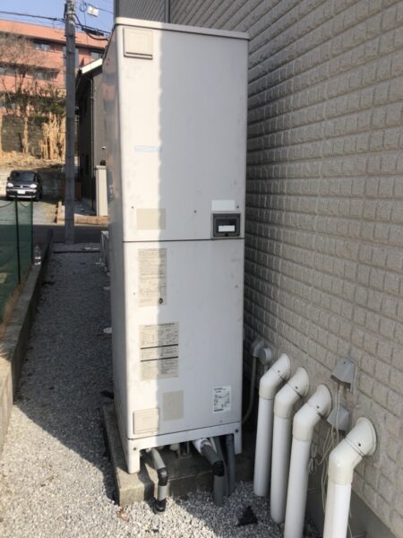 栃木県宇都宮市　エコキュート交換工事　￥407000（税込）三菱『SRT-HP464WF』⇒三菱『SRT-W465』株式会社ミズテック