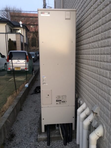 栃木県宇都宮市　エコキュート交換工事　￥407000（税込）三菱『SRT-HP464WF』⇒三菱『SRT-W465』株式会社ミズテック