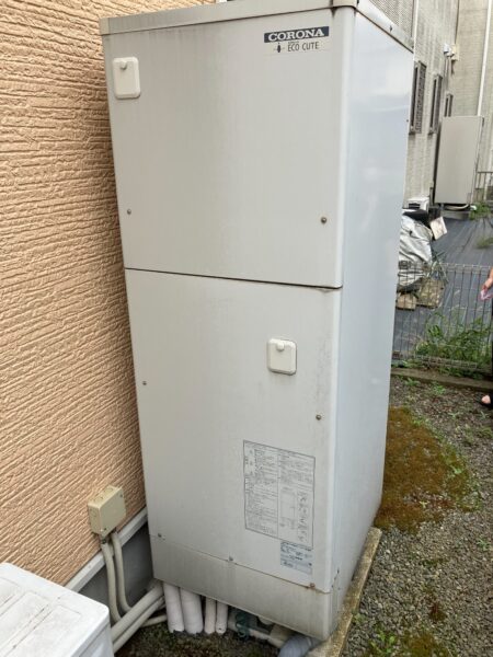 茨城県つくばみらい市　エコキュート交換工事　￥385,000（税込）コロナ『CTU-371D1A11』⇒三菱『SRT-W375』株式会社ミズテック