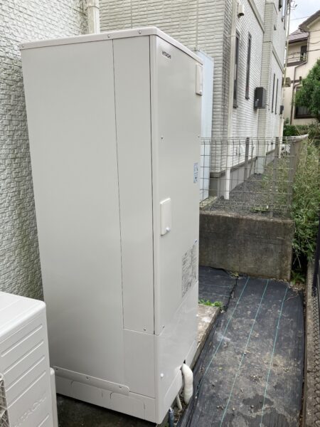 茨城県つくば市　エコキュート交換工事　￥385,000（税込）日立『BHP-TA373』⇒日立『BHP-F37UU』株式会社ミズテック