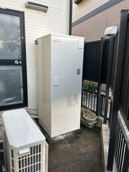 神奈川県座間市　エコキュート交換工事　￥407,000（税込）東芝『HWH-FBH461SCT』→日立『BHP-F37UD』｜株式会社ミズテック