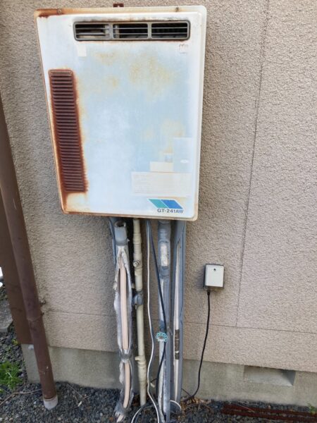 岐阜県大垣市　ノーリツガス風呂給湯器交換工事￥176,000（税込）ノーリツ『GT-241AW』⇒ノーリツ『GT-C2462SAWX-2』｜株式会社ミズテック