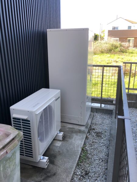 三重県印部郡東員町でエコキュート交換工事　三菱『SRT-HPT464CFDM』→三菱『SRT-C374』