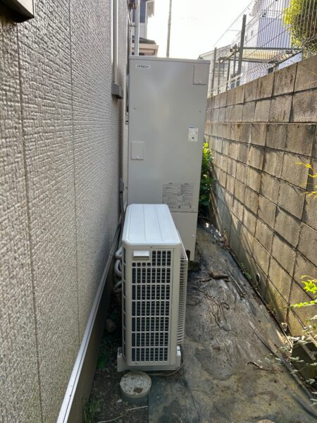 埼玉県入間郡　エコキュート交換工事　￥363,000（税込）パナソニック『HE-K37AQ』⇒日立『BHP-F37UU』