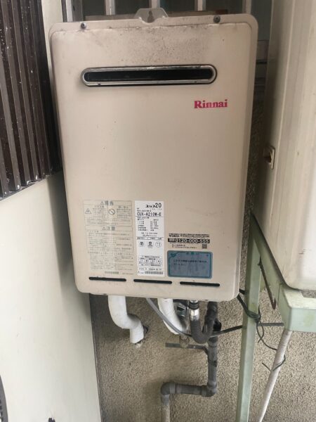 京都府京都市　ノーリツガス給湯専用給湯器交換工事￥74，800（税込）リンナイ『RUX-A2010W-E』⇒ノーリツ『GQ-1639WS-1』
