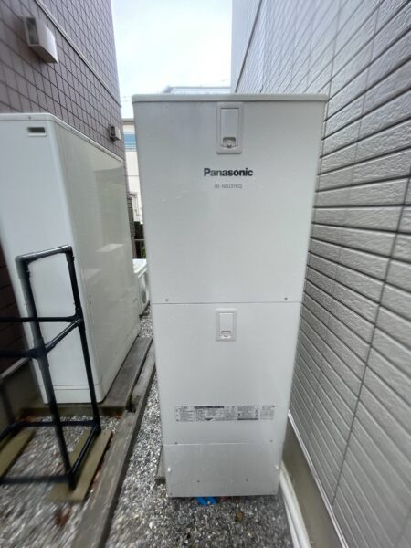 静岡県焼津市のエコキュート⇒エコキュート交換　コロナ『CTU-E372AX2』⇒パナソニック『HE-NSU37KQS』への交換施工事例