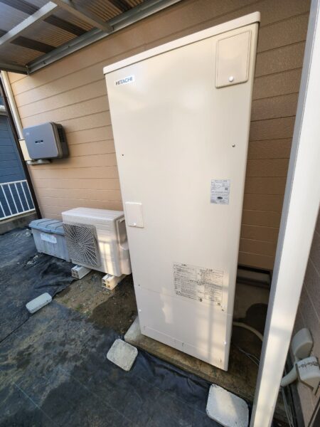 茨城県常陸太田市　エコキュート交換工事　￥385,000（税込）コロナ『460Lフルオート』⇒日立『BHP-F37UU』株式会社ミズテック