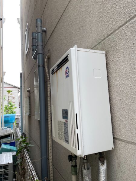 大阪府東大阪市　ノーリツガス給湯器交換工事￥143，000（税込）パーパス『GX-2000AW-1』⇒ノーリツ『GT-2060SAWX-2 BL』｜株式会社ミズテック