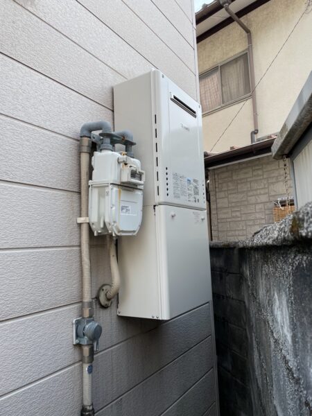 京都府長岡京市　ノーリツ給湯器交換工事￥159，500（税込）ノーリツ『GT-2428SAWX』⇒ノーリツ『GT-2460SAWX-2 BL』