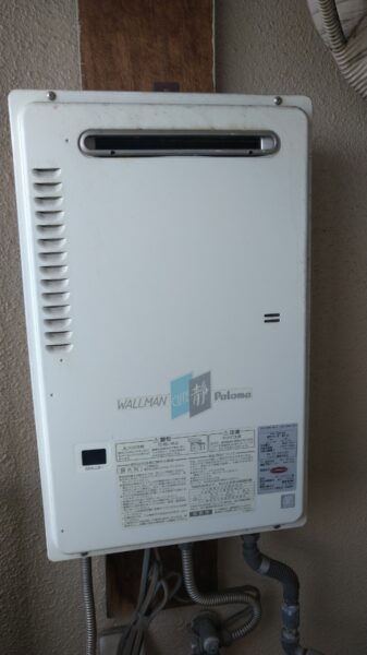 大阪府大阪市　ノーリツガス給湯専用給湯器交換工事￥77，000（税込）パロマ『型式不明』⇒ノーリツ『GQ-1639WS-1』