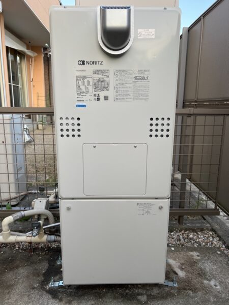 愛知県江南市でエコウィルからガス風呂給湯熱源機交換工事　『SG-GTH2404AD』→ノーリツ『GT-C2460AW3H-1』