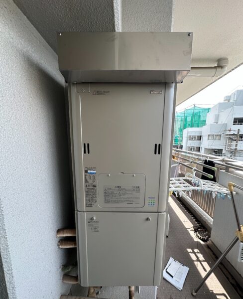 大阪府大阪市　リンナイガス給湯暖房熱源機￥278，300（税込）リンナイ『RUH-V2400W2-1』⇒リンナイ『RUH-E2403W2-1』株式会社ミズテック