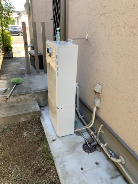 京都府京都市　エネファームからノーリツガス給湯暖房熱源機￥346,500（税込）大阪ガス『エネファーム』⇒ノーリツ『GTH-C2460AW3H-1 BL』株式会社ミズテック