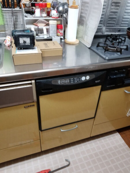 東京都世田谷区で食洗器の交換工事　パナソニック『NP-45MD9S』
