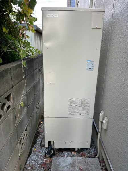 横浜市　日立　エコキュート交換工事　『CTP-371D1A9』⇒『BHP-F37WU』