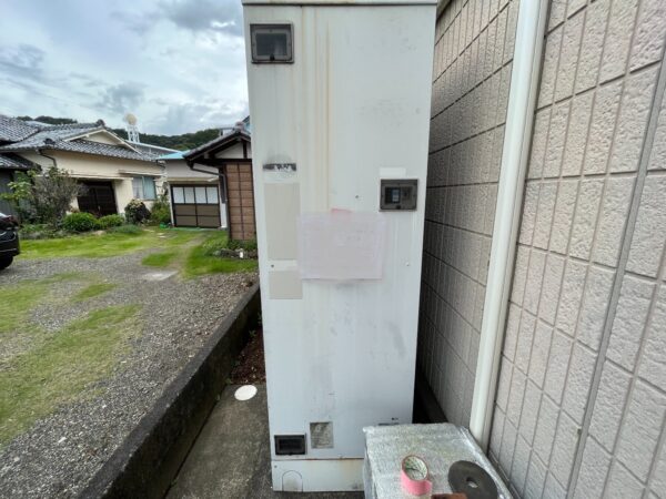 静岡県静岡市駿河区の電気温水器⇒エコキュート交換　三菱『SRT-556FU200V』⇒パナソニック『HE-SU46LQS』への交換施工事例