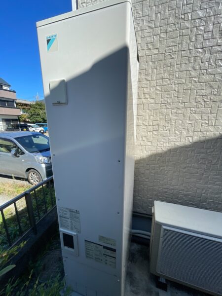 静岡県静岡市葵区のエコキュート⇒エコキュート交換　ダイキン『TU37MFVC』⇒ダイキン『EQN37XFV』への交換施工事例