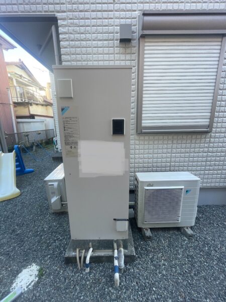 静岡県掛川市のエコキュート⇒エコキュート交換　ダイキン『TU37EFV』⇒ダイキン『EQX46XFV』への交換施工事例