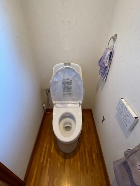 愛知県日進市 トイレ交換工事 TOTO『C710』⇒TOTO『CES9155M』株式会社ミズテック
