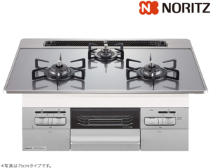 ノーリツ ファミオートタイプ ガスコンロ N3WT6RWANASIEC