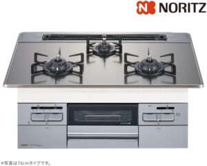 ノーリツ ファミオートタイプ ガスコンロ N3WT6RWASKSIC