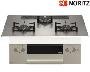 ノーリツ オルシェ ガスコンロ N3WU2PWASKSTEC