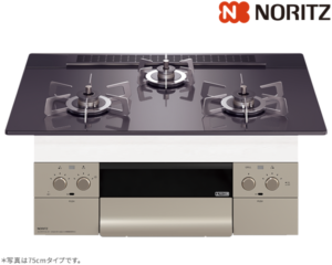 ノーリツ オルシェ ガスコンロ N3WU3PWASQSTESC