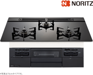 ノーリツ Fami ファミ ガスコンロ N3WV6RWTP1