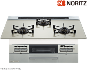 ノーリツ Fami ファミ ガスコンロ N3WV6RWTP2SI