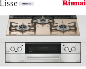 リンナイ Lisse リッセ ガスコンロ RHS31W42J2RSTW