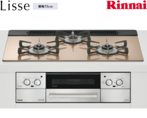 リンナイ Lisse リッセ ガスコンロ RHS71W42J2RSTW