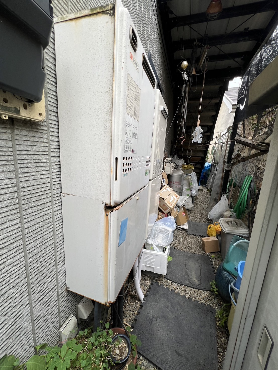 交換前
