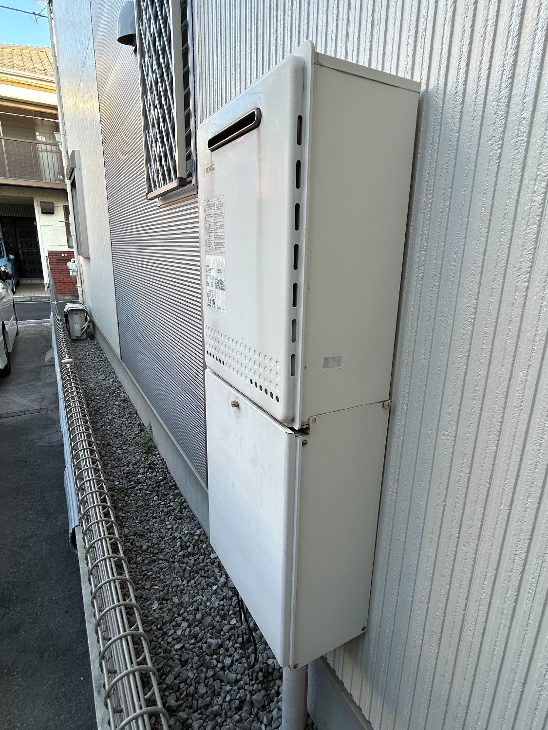 交換前