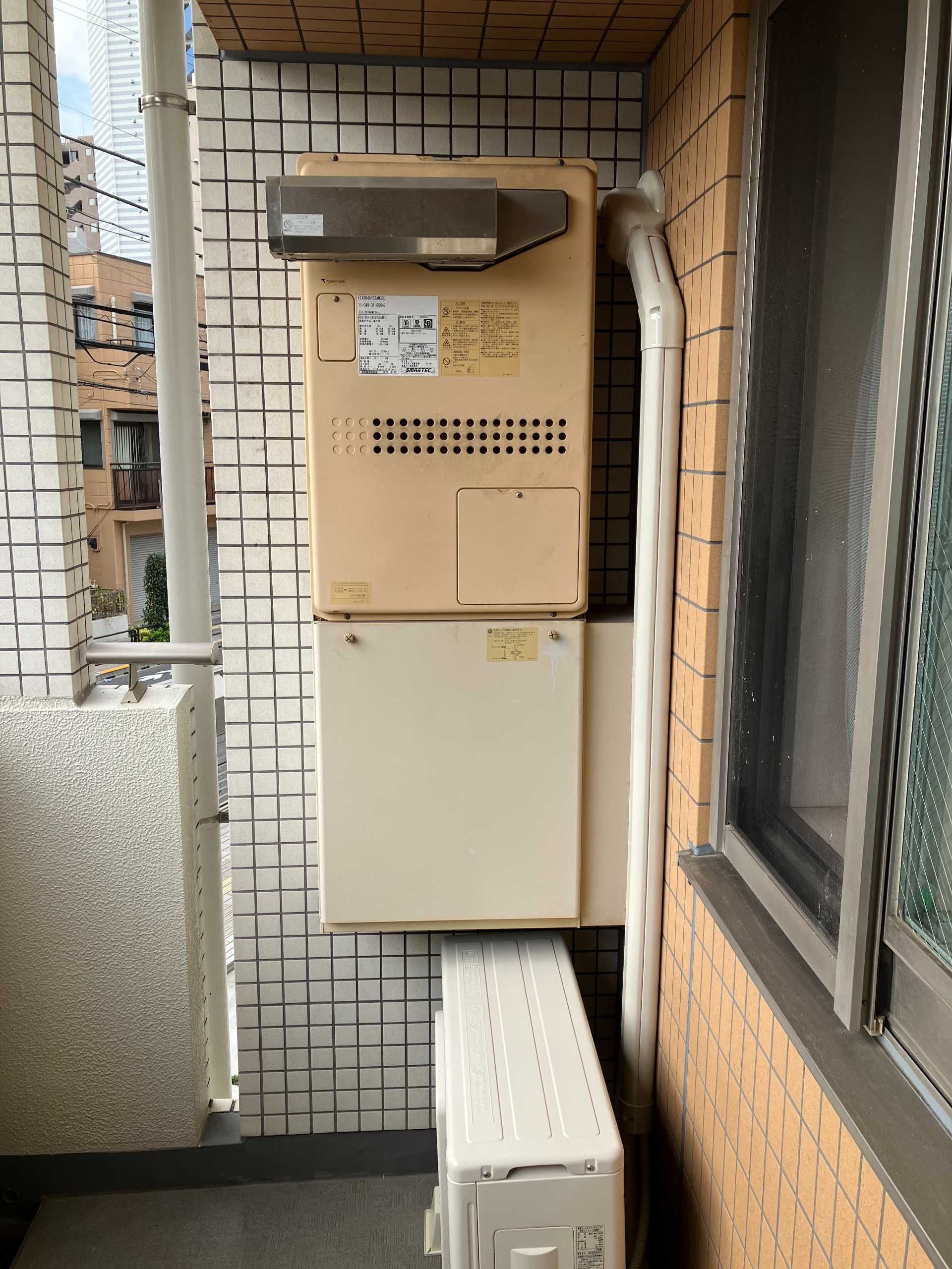 交換前