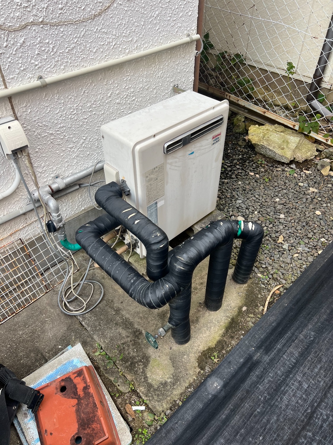 交換前