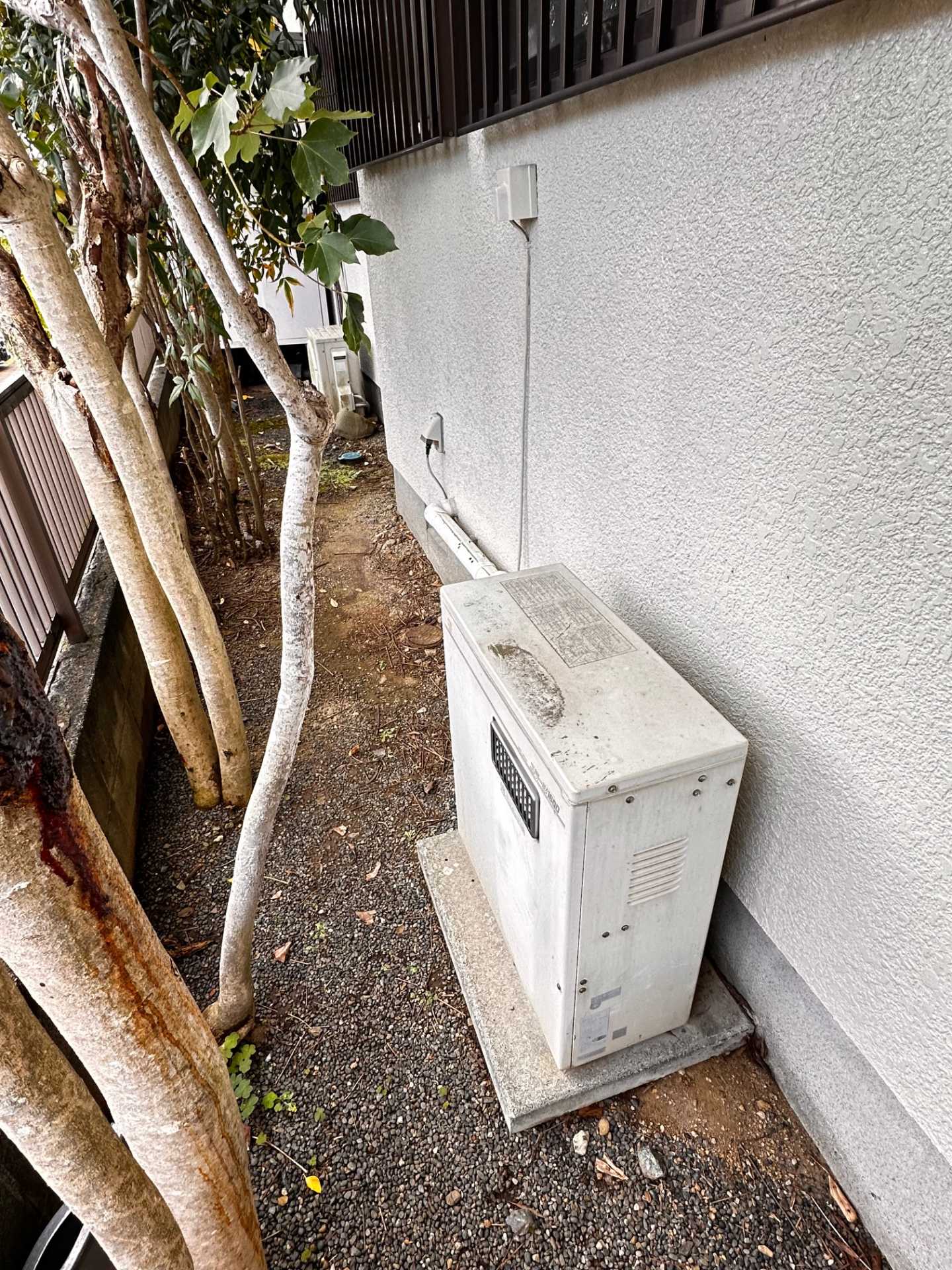 交換前