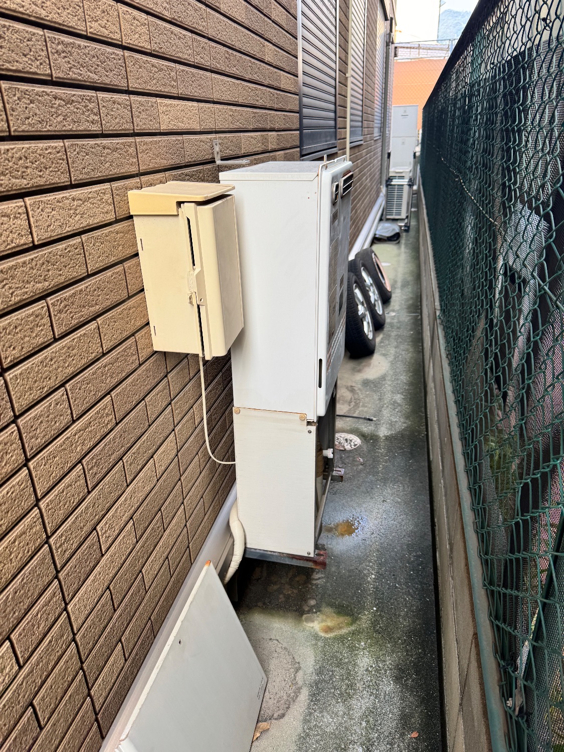 交換前